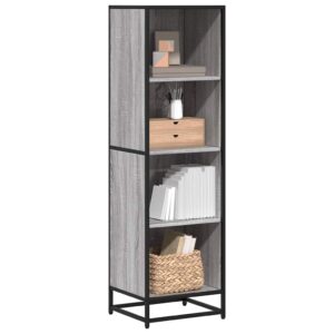 Estante 40x35x139 cm derivados de madeira cinzento sonoma