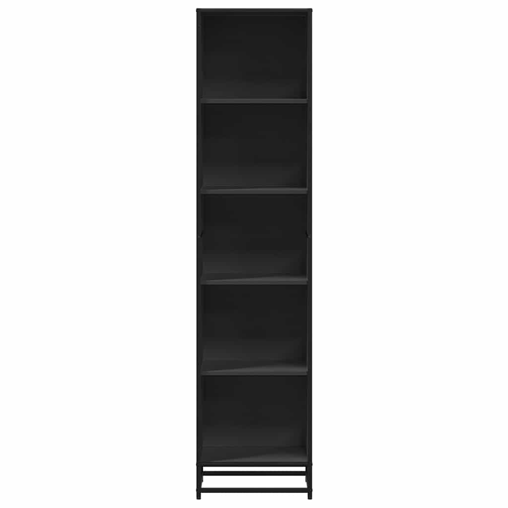 Estante 40x35x170,5 cm contraplacado preto - Image 3
