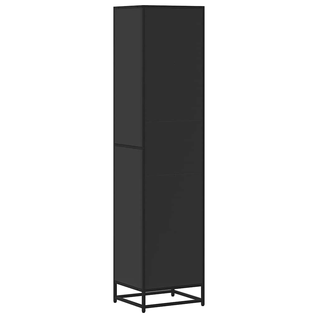 Estante 40x35x170,5 cm contraplacado preto - Image 5