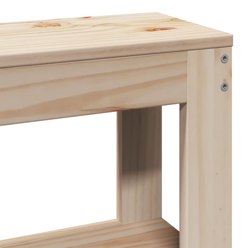 Cabeceira com prateleiras 180 cm madeira de pinho maciça - Image 6