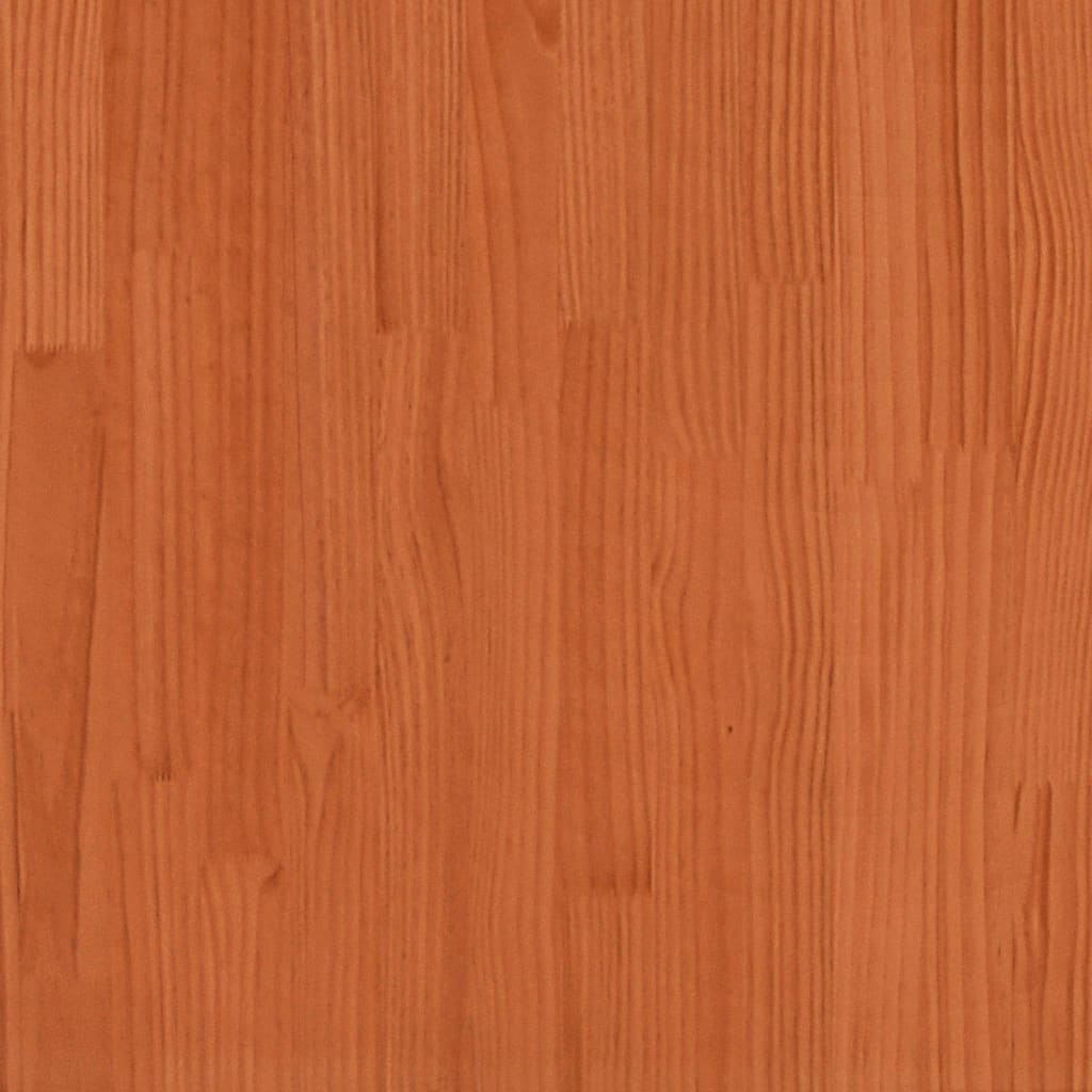 Cabeceira com prateleiras 100 cm pinho maciço castanho-mel - Image 7