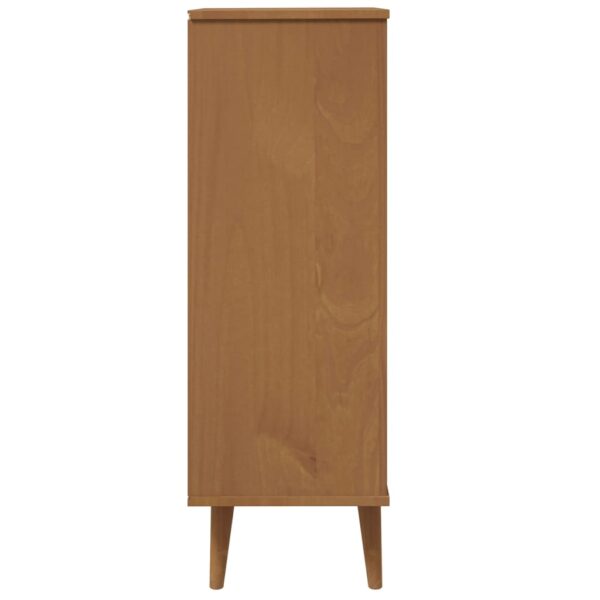 Sapateira MOLDE 59,5x35x103 cm pinho maciço castanho - Image 5