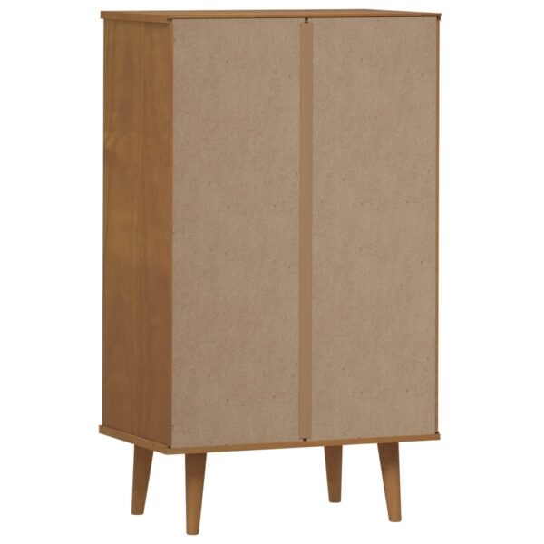 Sapateira MOLDE 59,5x35x103 cm pinho maciço castanho - Image 6