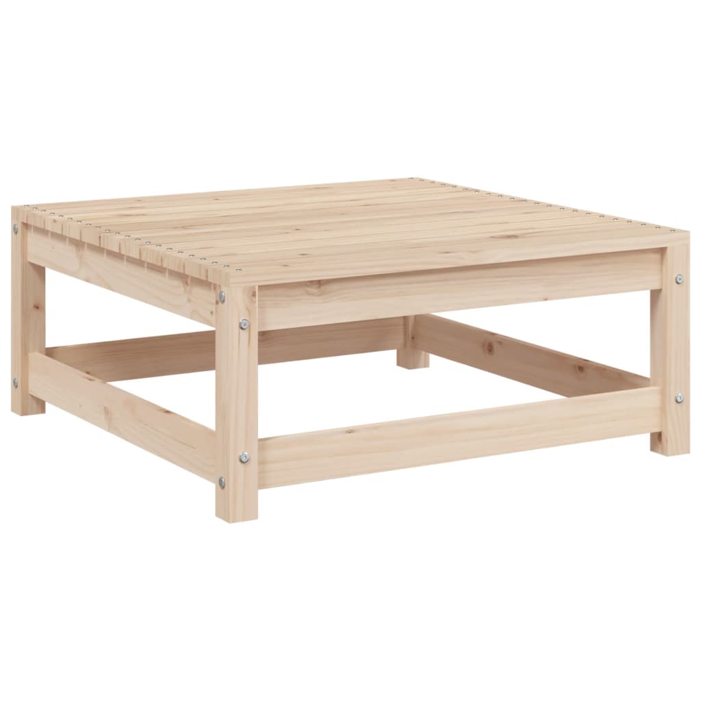 9 pcs conjunto sofás de jardim com almofadões pinho maciço - Image 6