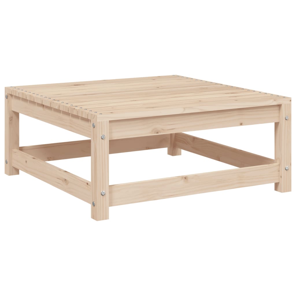 9 pcs conjunto sofás de jardim com almofadões pinho maciço - Image 10