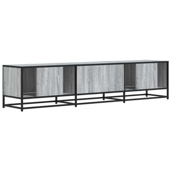 Móvel de TV 180x35x41 cm derivados de madeira cinzento sonoma - Image 5