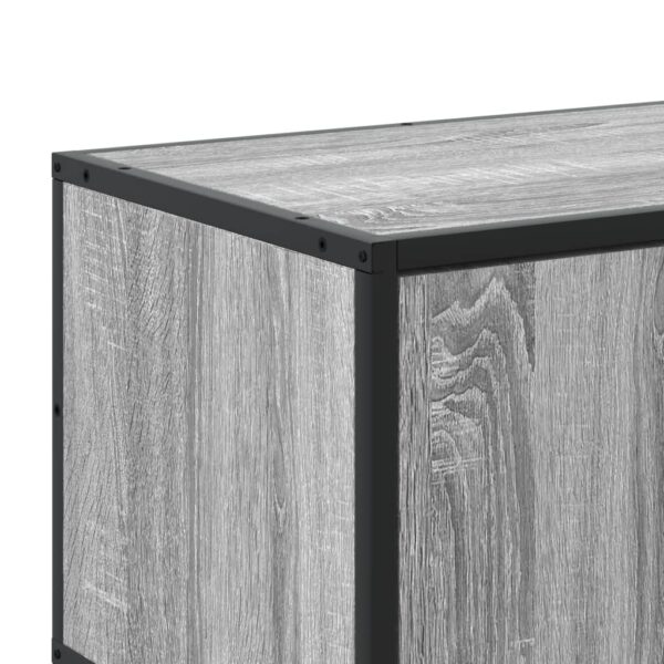 Móvel de TV 180x35x41 cm derivados de madeira cinzento sonoma - Image 7