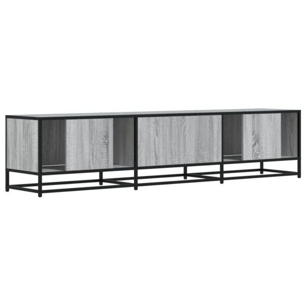 Móvel de TV 180x35x41 cm derivados de madeira cinzento sonoma - Image 5