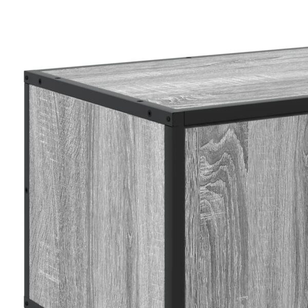 Móvel de TV 180x35x41 cm derivados de madeira cinzento sonoma - Image 7
