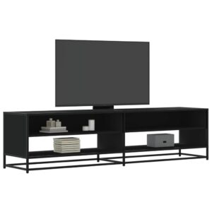 Móvel de TV 180,5x40x46 cm derivados de madeira preto