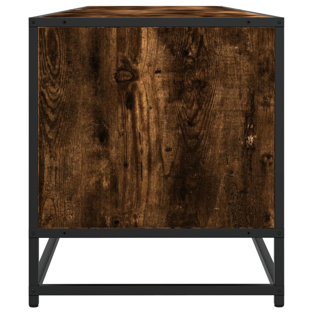 Móvel de TV 180x40x46 cm derivados de madeira carvalho fumado - Image 4