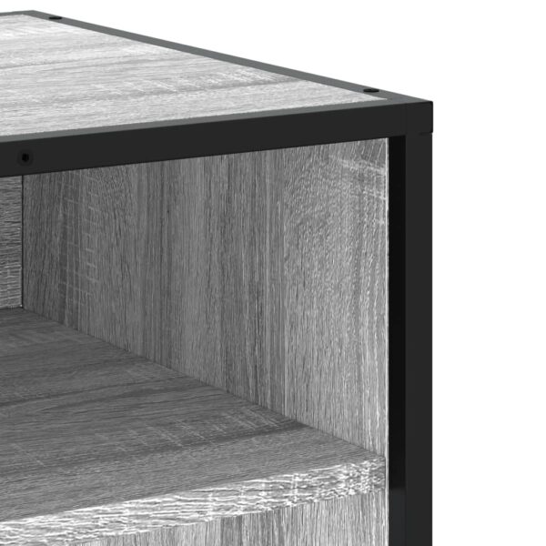 Móvel de TV 180x40x46 cm derivados de madeira cinzento sonoma - Image 6
