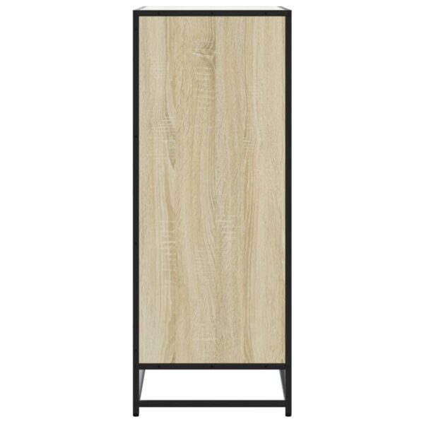 Sapateira 75x38x97,5 cm deriv. de madeira/metal carvalho sonoma - Image 4