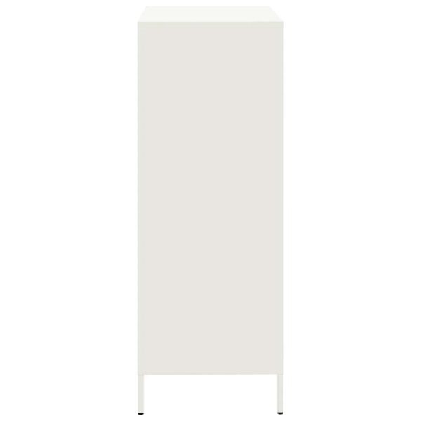 Móvel alto 68x39x101,5 cm aço branco - Image 5