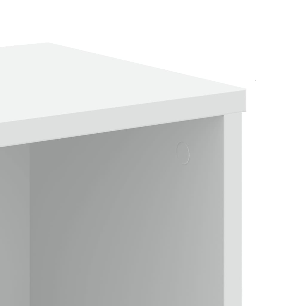 Estante 50x25x105 cm derivados de madeira branco - Image 6