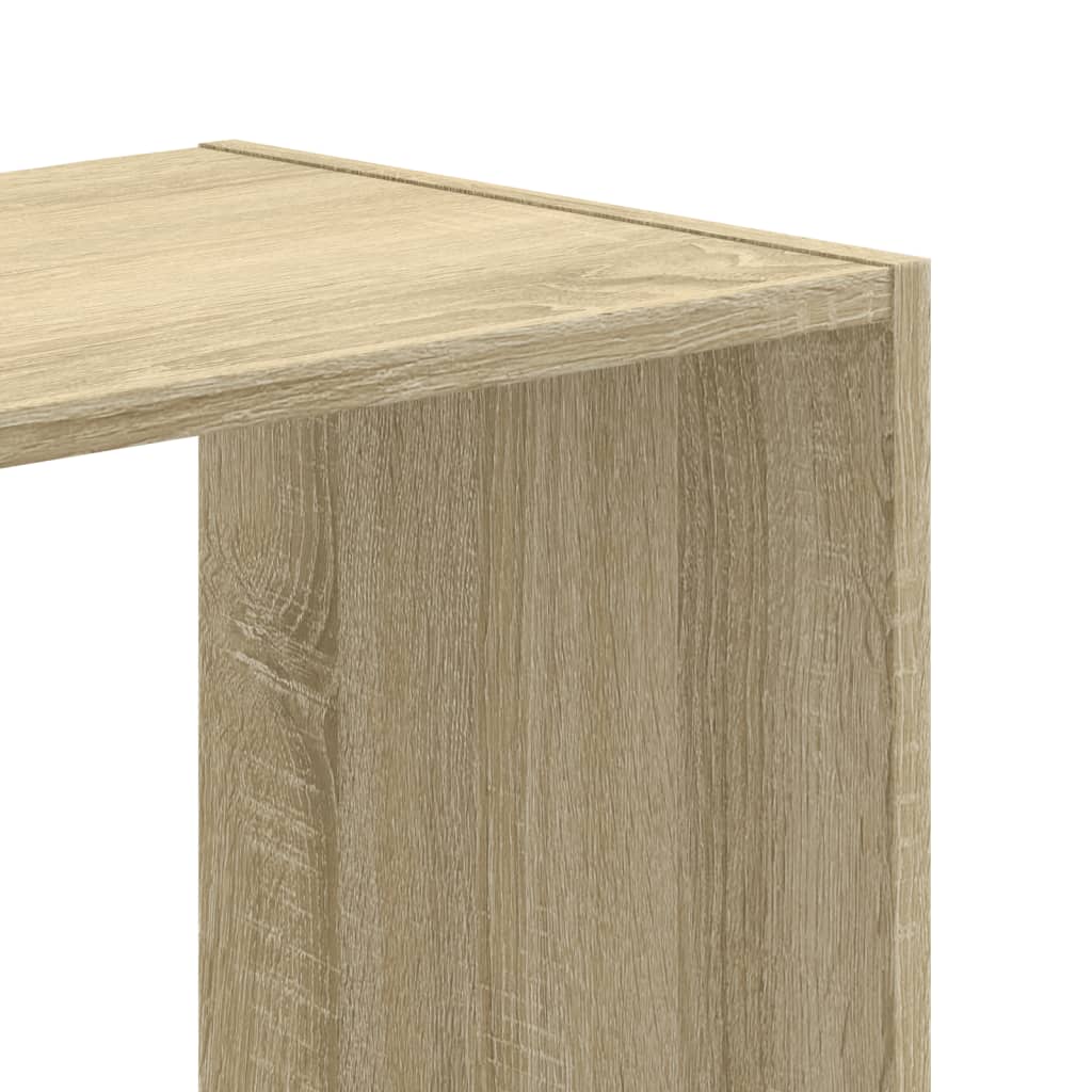 Estante 102x32x102 cm derivados de madeira carvalho sonoma - Image 6