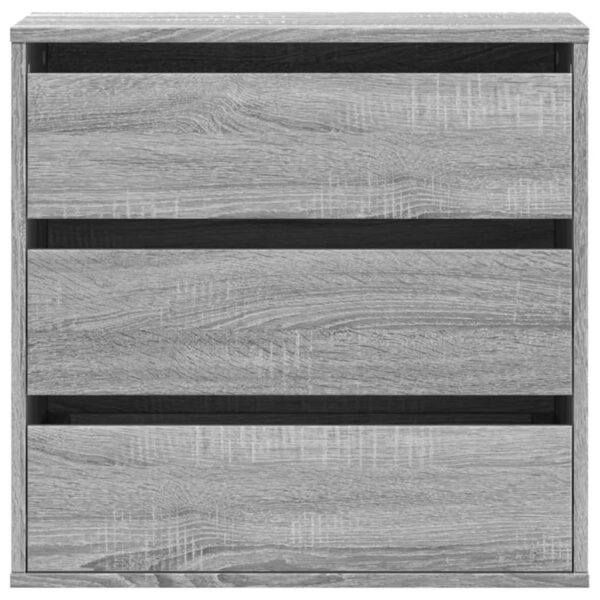 Cómoda 60x41x58 cm derivados de madeira cinzento sonoma - Image 3