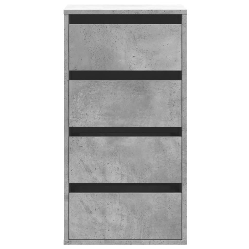 Cómoda 40x41x76 cm derivados de madeira cinzento cimento - Image 3
