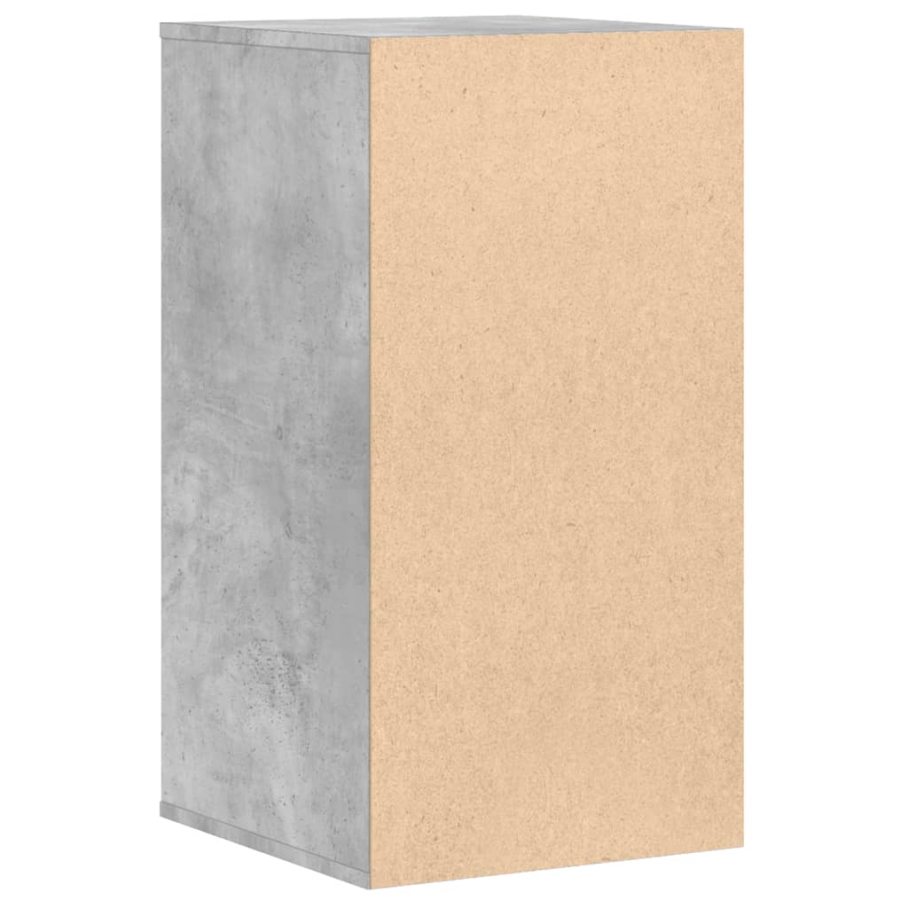 Cómoda 40x41x76 cm derivados de madeira cinzento cimento - Image 6