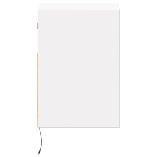 Móveis de parede p/ TV com luzes LED 2 pcs 41x31x45 cm branco - Image 6