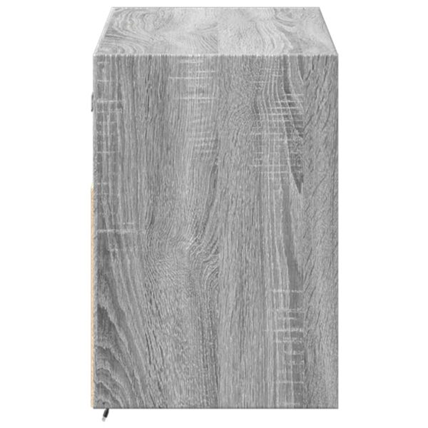 Móvel de parede p/ TV c/ luzes LED 100x31x45 cm cinzento sonoma - Image 6