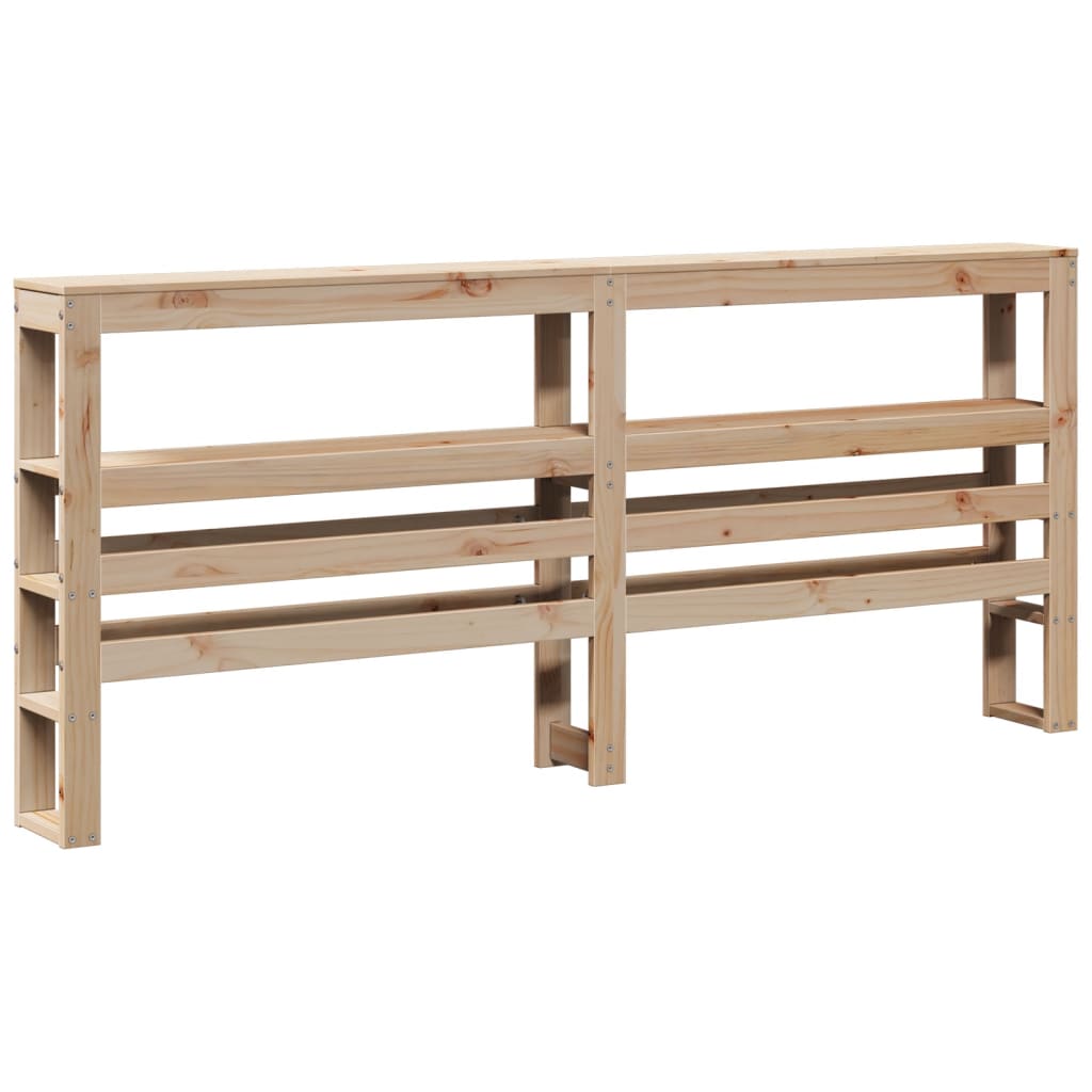 Cama sem colchão 180x200 cm madeira de pinho maciça - Image 5