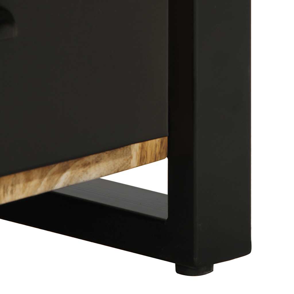 Mesas de cabeceira 2 peças manga de madeira maciça - Image 10