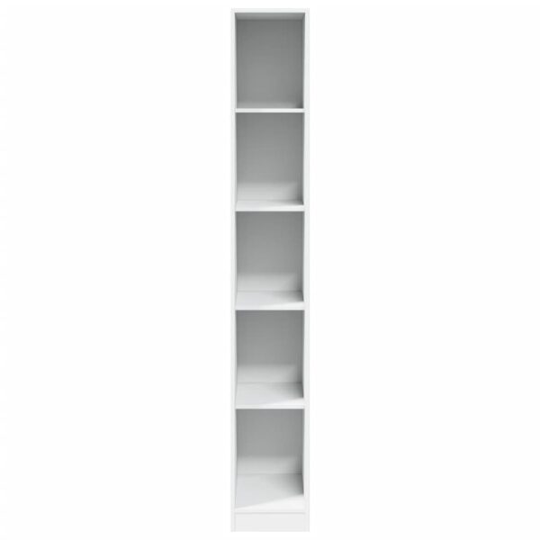 Roupeiro 30x50x200 cm derivados de madeira branco - Image 3
