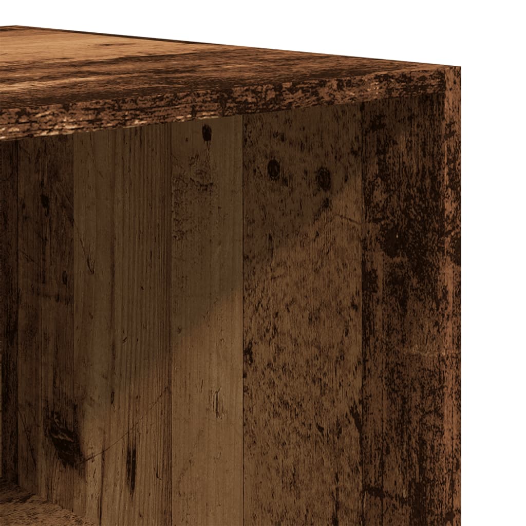 Roupeiro 80x50x200 cm derivados de madeira madeira velha - Image 7