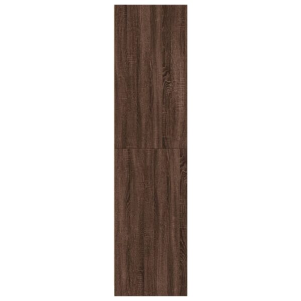 Roupeiro 100x50x200 cm derivados de madeira carvalho castanho - Image 4