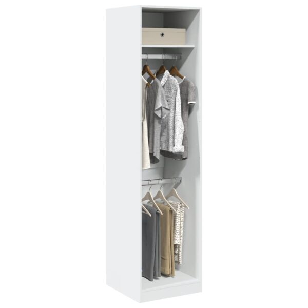Roupeiro 50x50x200 cm contraplacado branco