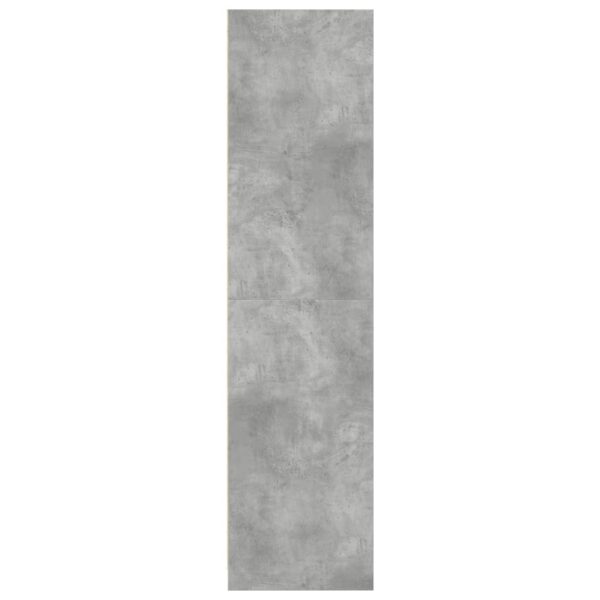 Roupeiro 50x50x200 cm contraplacado cinzento cimento - Image 4