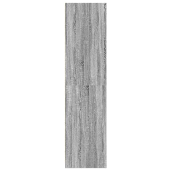 Roupeiro 50x50x200 cm derivados de madeira cinzento sonoma - Image 4