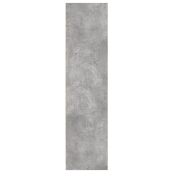 Roupeiro 80x50x200 cm derivados de madeira cinzento cimento - Image 4