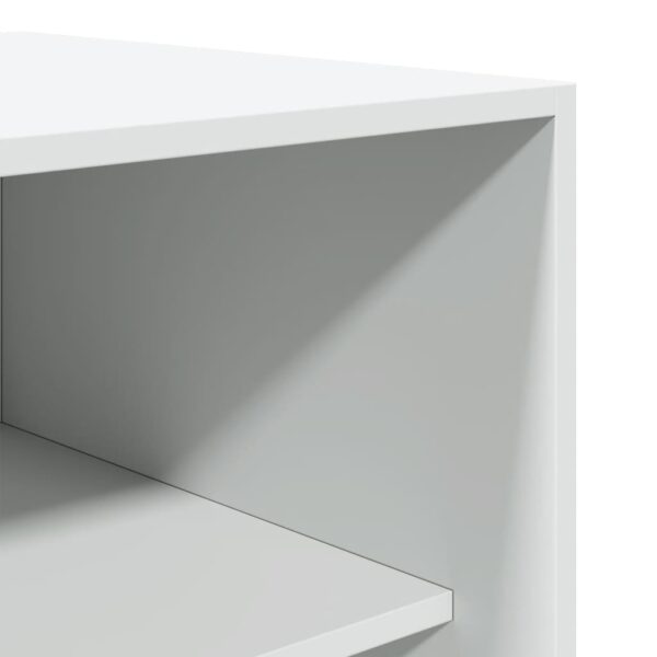 Roupeiro 100x50x200 cm contraplacado branco - Image 6