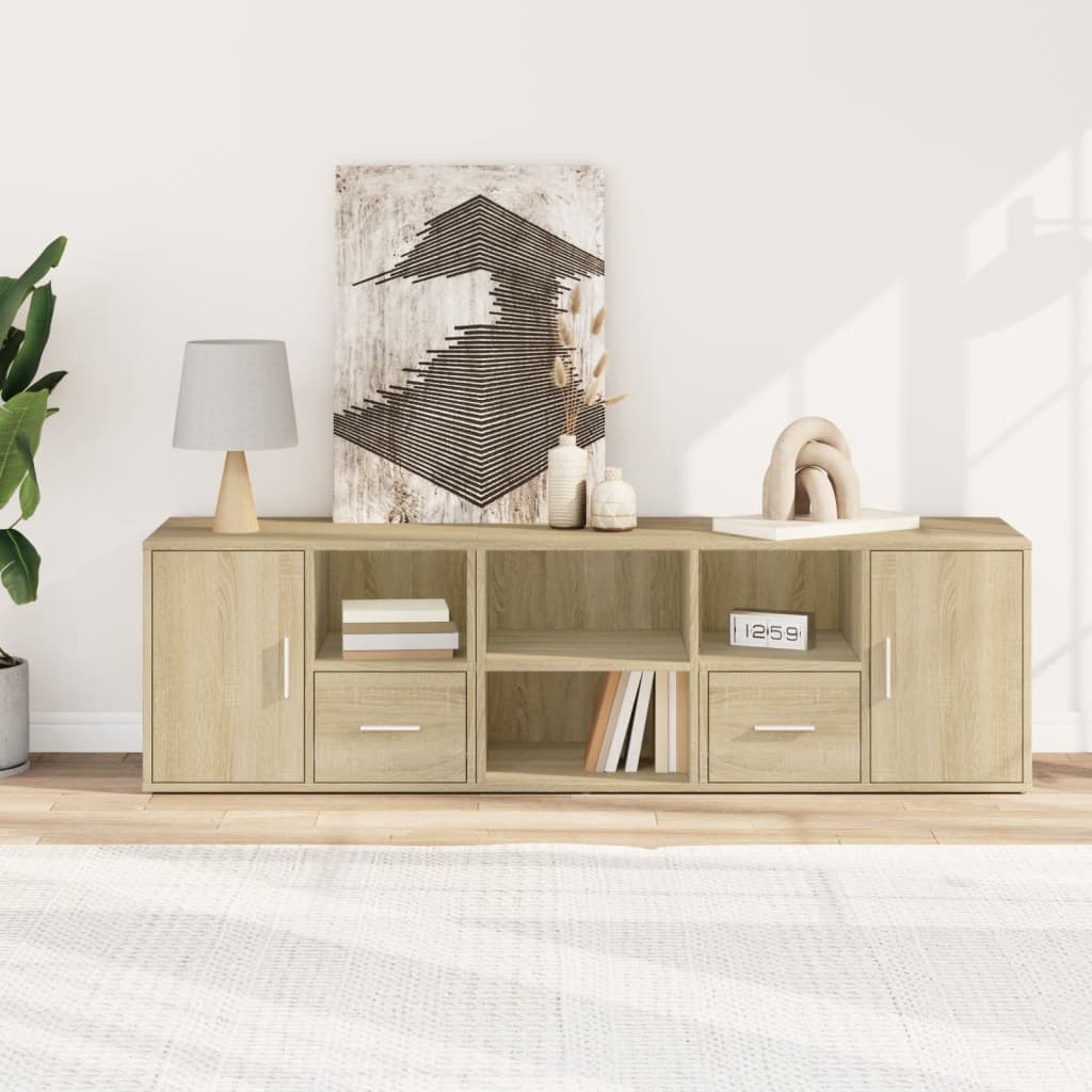 Armário de canto 160x40x45 cm derivados madeira carvalho sonoma - Image 2