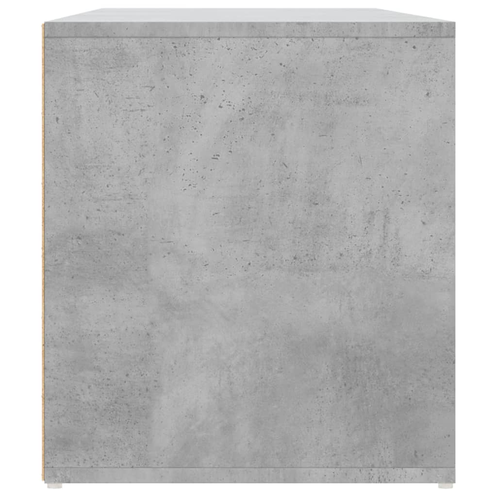 Armário de canto 160x40x45 cm derivados madeira cinza cimento - Image 4