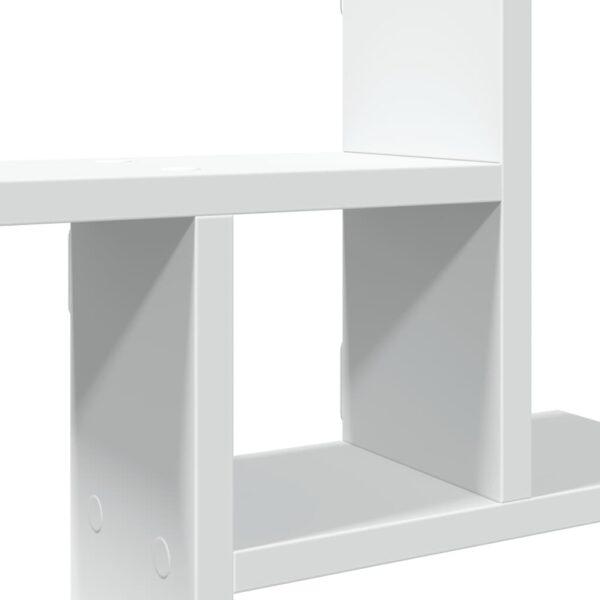 Prateleiras de parede 2 pcs 50x12x50cm derivados madeira branco - Image 7