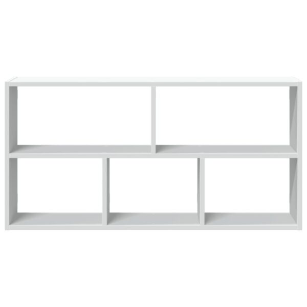 Prateleira de parede 100x25x50 cm derivados de madeira branco - Image 3