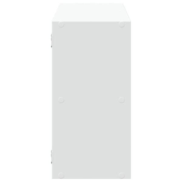 Prateleira de parede 100x25x50 cm derivados de madeira branco - Image 4