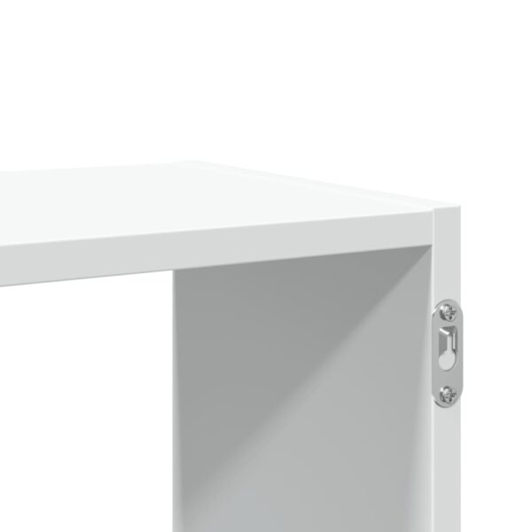 Prateleira de parede 100x25x50 cm derivados de madeira branco - Image 8