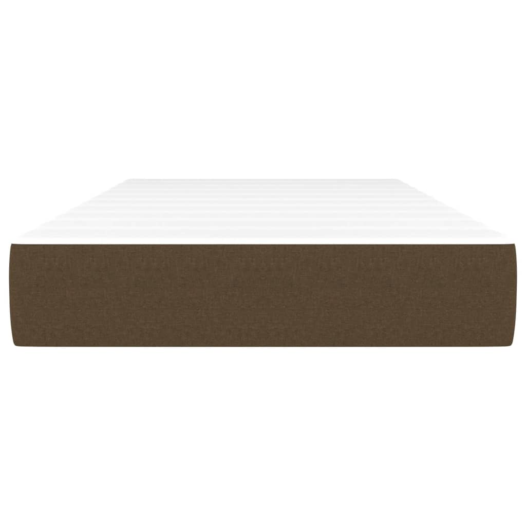 Colchão de molas ensacadas infantil tecido castanho-escuro - Image 2