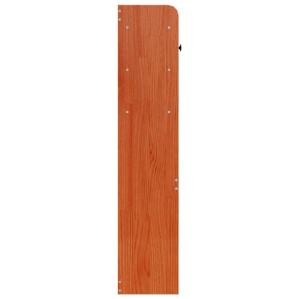 Cabeceira com arrumação 135 cm pinho maciço castanho-mel - Image 4