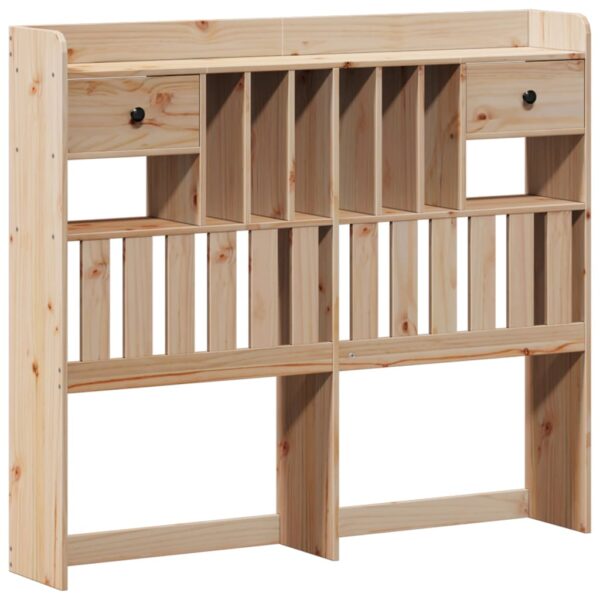 Cama com estante sem colchão 135x190 cm pinho maciço - Image 6