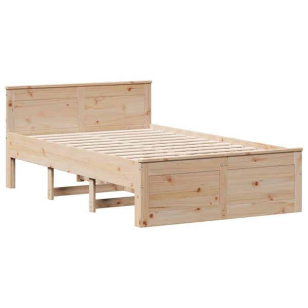 Cama com estante sem colchão 135x190 cm pinho maciço - Image 8