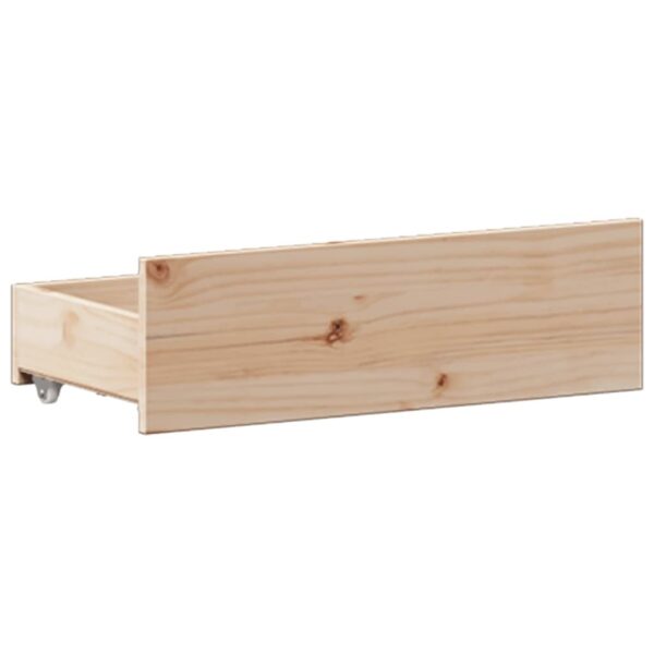 Cama com estante sem colchão 135x190 cm pinho maciço - Image 10