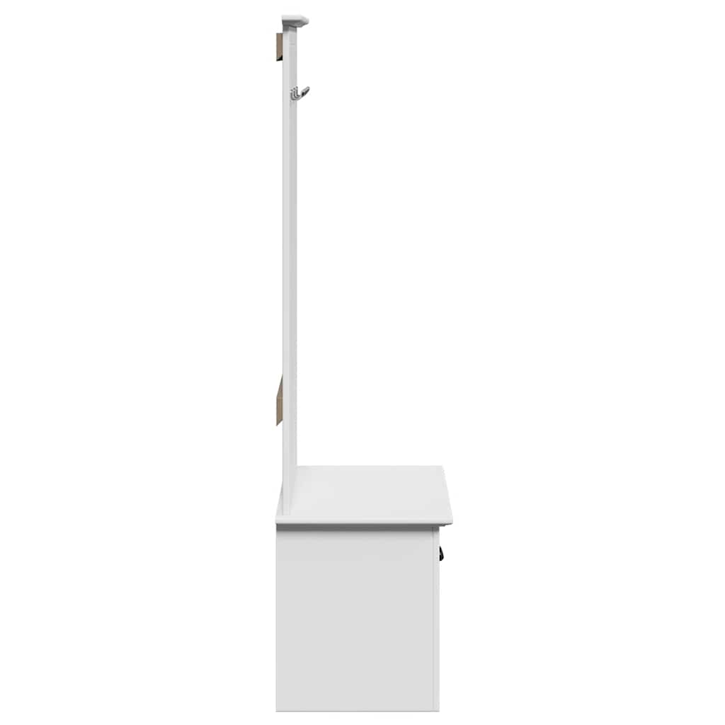 Armário corredor com ganchos BODO branco 50x40x157 cm - Image 5