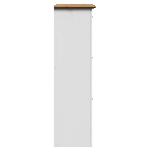 Sapateira BODO 80x35x118 cm branco e castanho - Image 5