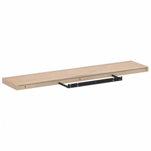 Prateleiras flutuantes 2 pcs 110x23,5x4 cm derivados de madeira - Image 4