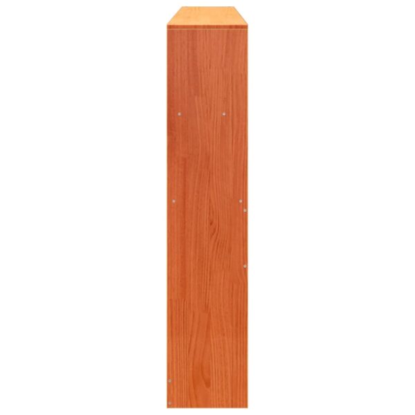Cabeceira com arrumação 180 cm pinho maciço castanho-mel - Image 4